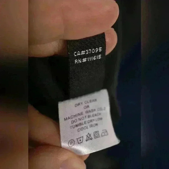 ROBERT  RODRIGUEZ Navy Blue Cotton Poly Satin Shift Pleat Fitted Dress 4US Small - Picture 8 of 10